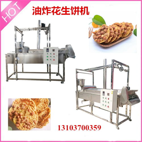 【广西海南马来西亚客户都在使用的油炸花生饼机】- 