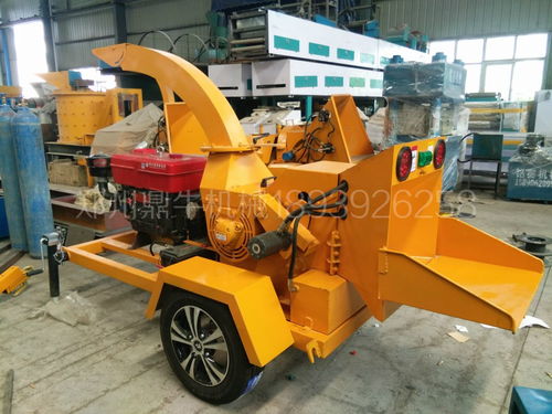 移动式果树枝粉碎机 园林绿色垃圾打碎机