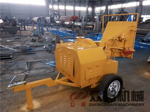 会移动的树枝粉碎机 园林绿化的高效利器